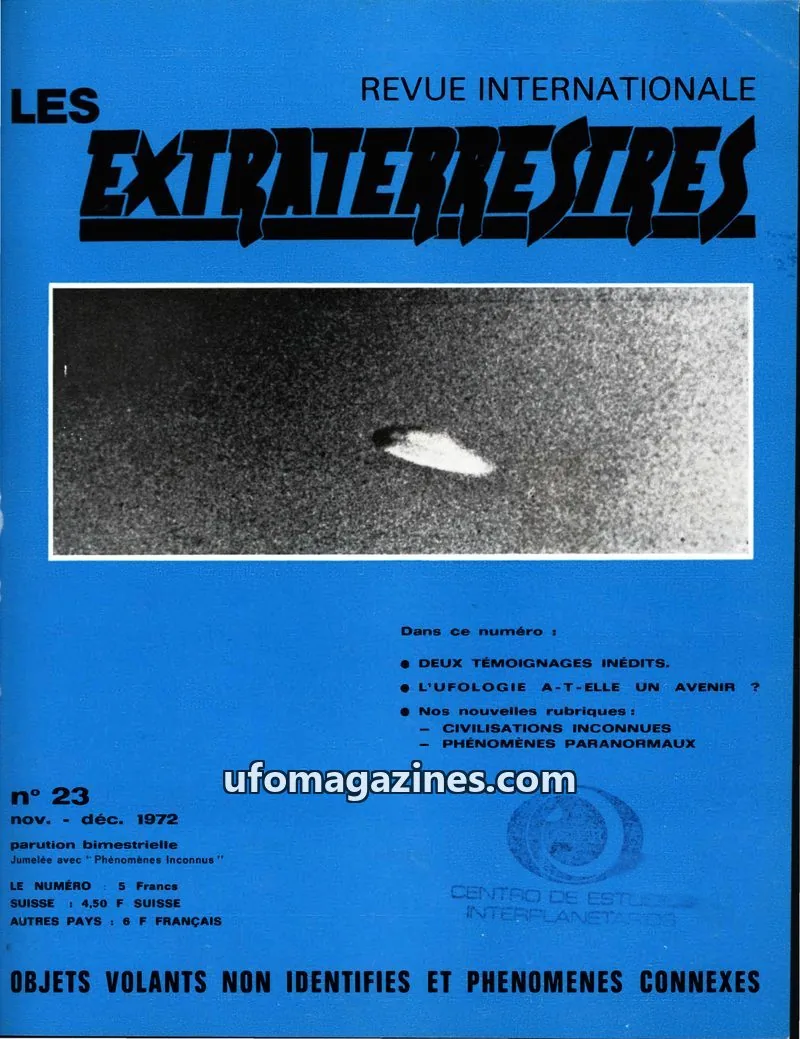 Cover of Extraterrestres, Les (GEOS) issue 23: LES EXTRATERRESTRES