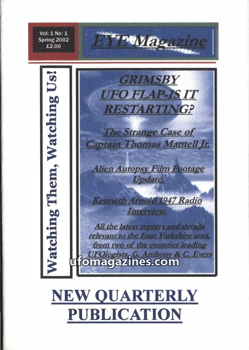 Cover of EYE Magazine (Evers) issue 1: EYE Magazine