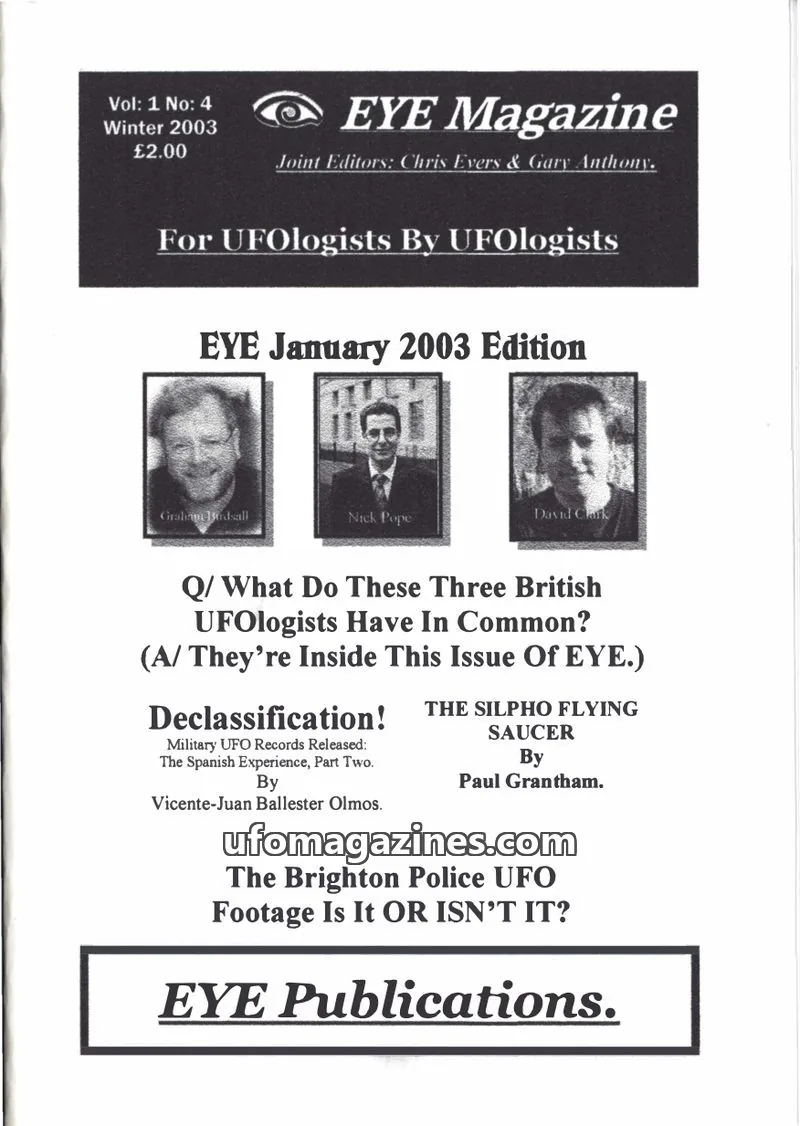 Cover of EYE Publications issue 4: EYE Magazine