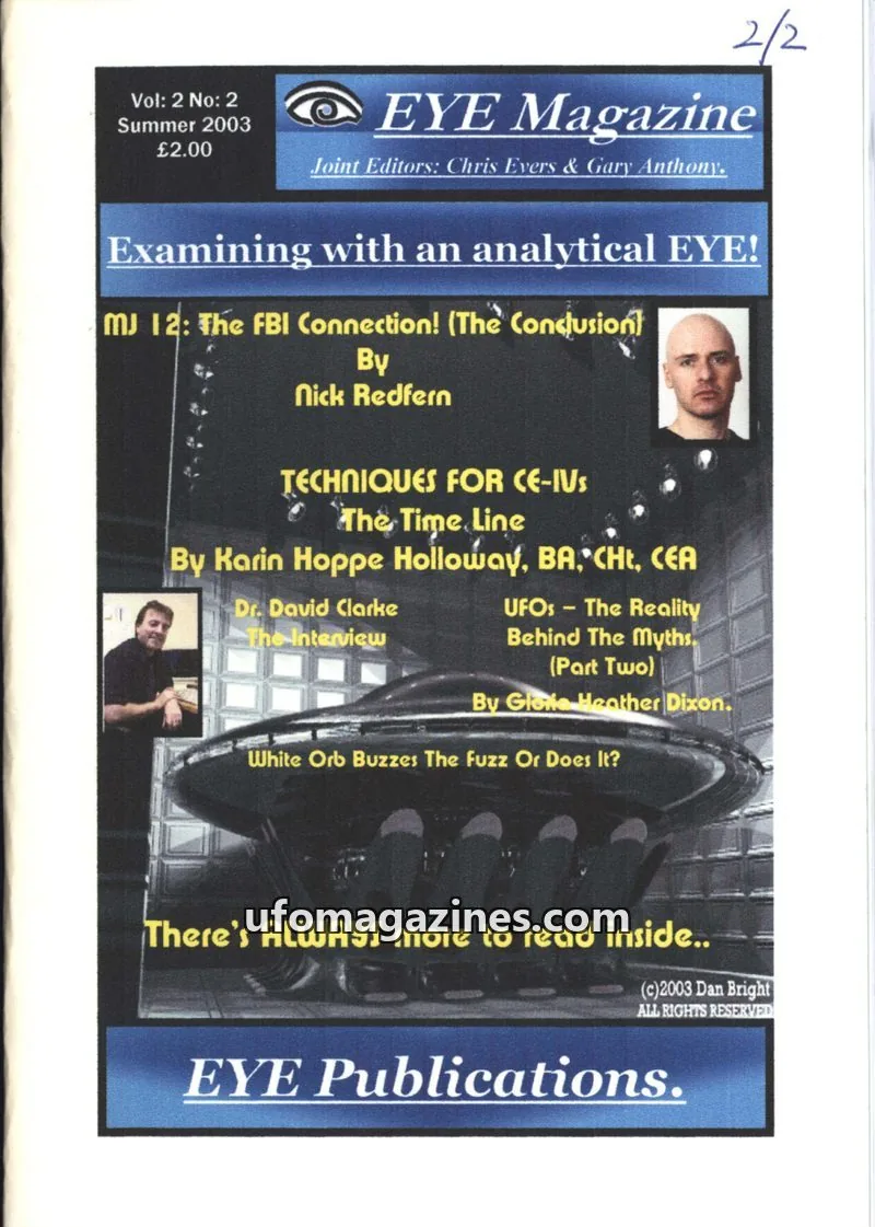 Cover of EYE Publications issue 2: EYE Magazine