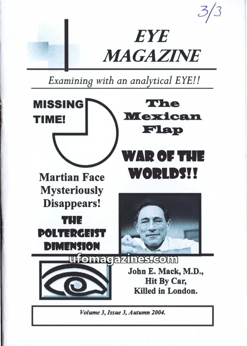 Cover of EYE Magazine (Evers) issue 3: EYE MAGAZINE