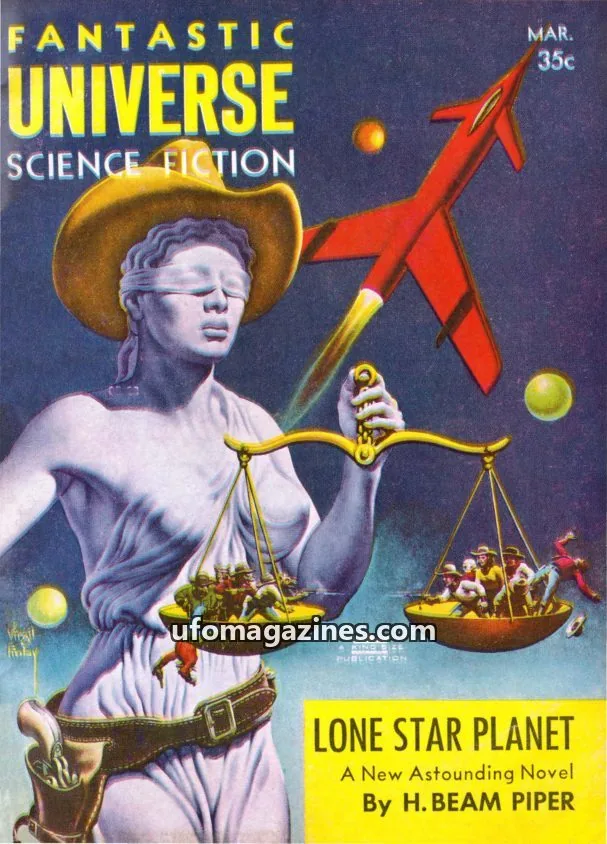 Cover of Fantastic Universe issue MAR.: FANTASTIC UNIVERSE SCIENCE FICTION