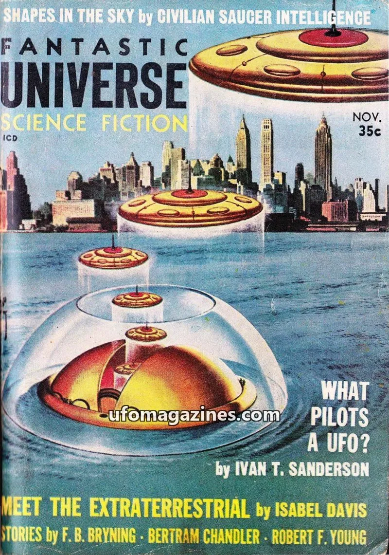 Cover of ICD issue NOV.: FANTASTIC UNIVERSE SCIENCE FICTION