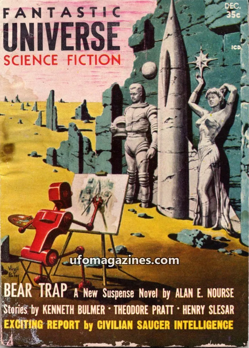 Cover of Fantastic Universe issue DEC.: FANTASTIC UNIVERSE SCIENCE FICTION