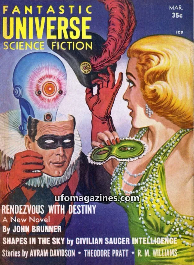 Cover of ICD issue MAR.: FANTASTIC UNIVERSE SCIENCE FICTION