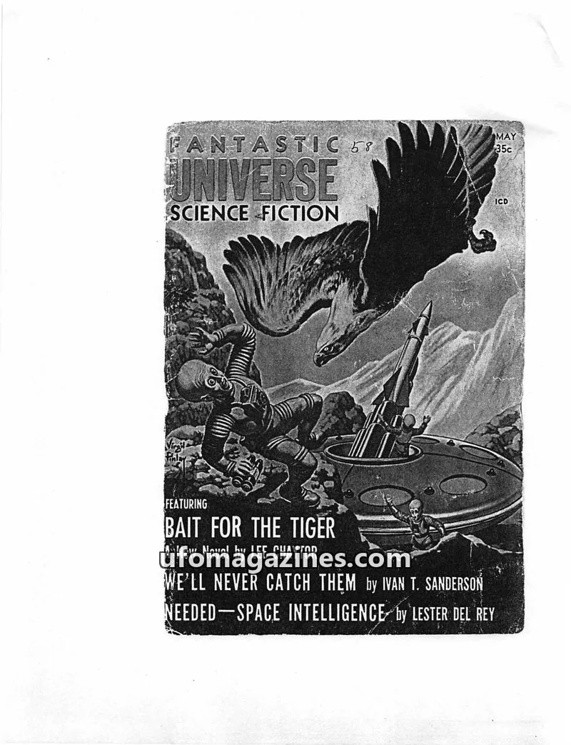 Cover of ICD issue 58: FANTASTIC UNIVERSE SCIENCE FICTION