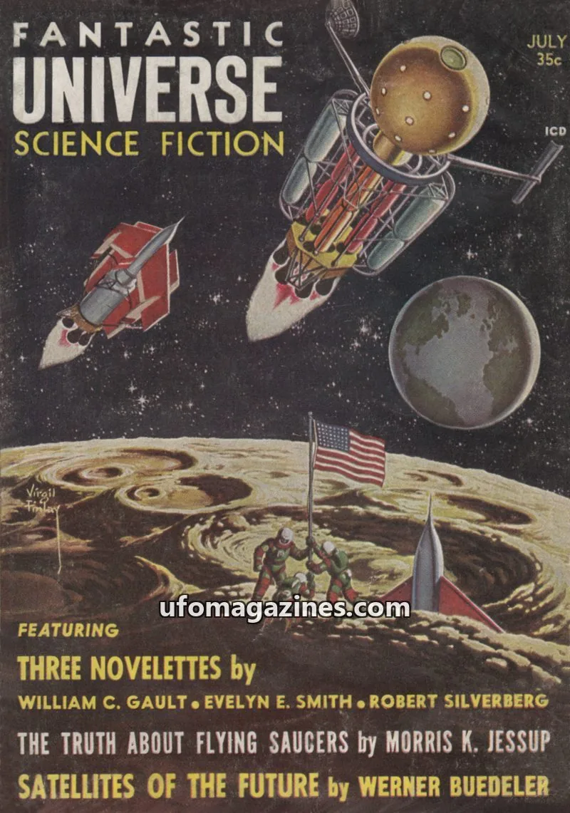 Cover of ICD issue JULY: FANTASTIC UNIVERSE SCIENCE FICTION