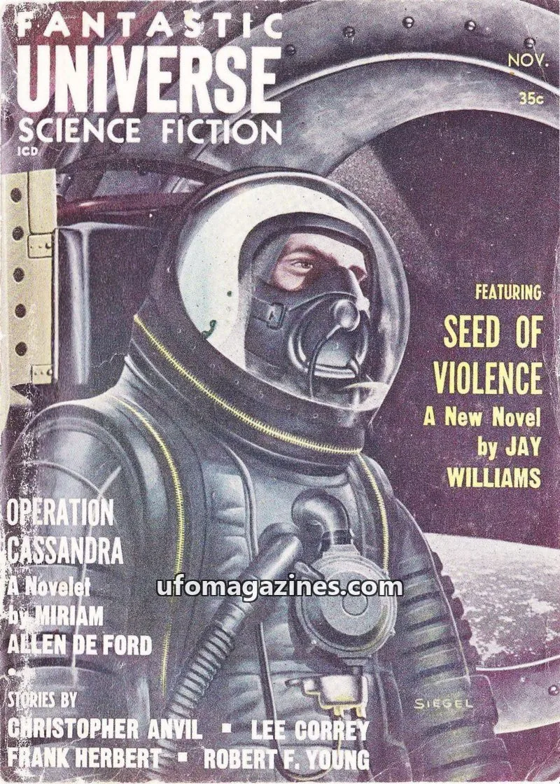 Cover of ICD issue NOV.: FANTASTIC UNIVERSE SCIENCE FICTION
