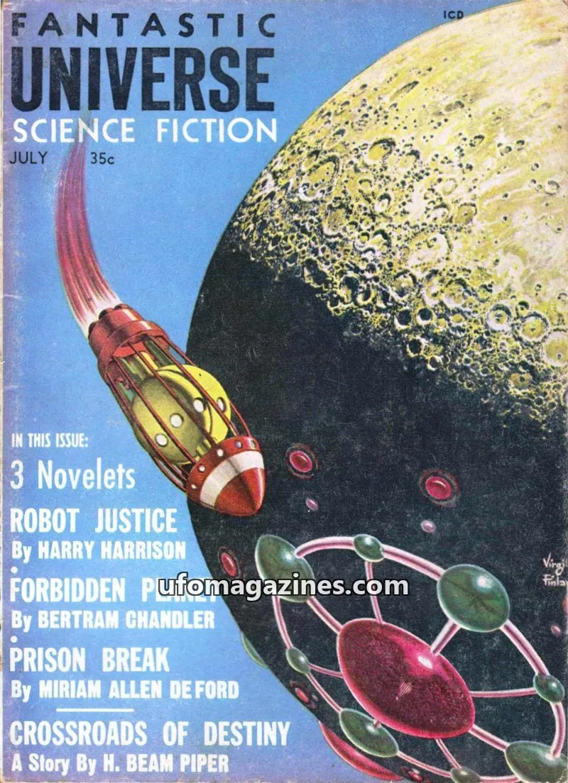 Cover of ICD issue JULY: FANTASTIC UNIVERSE SCIENCE FICTION