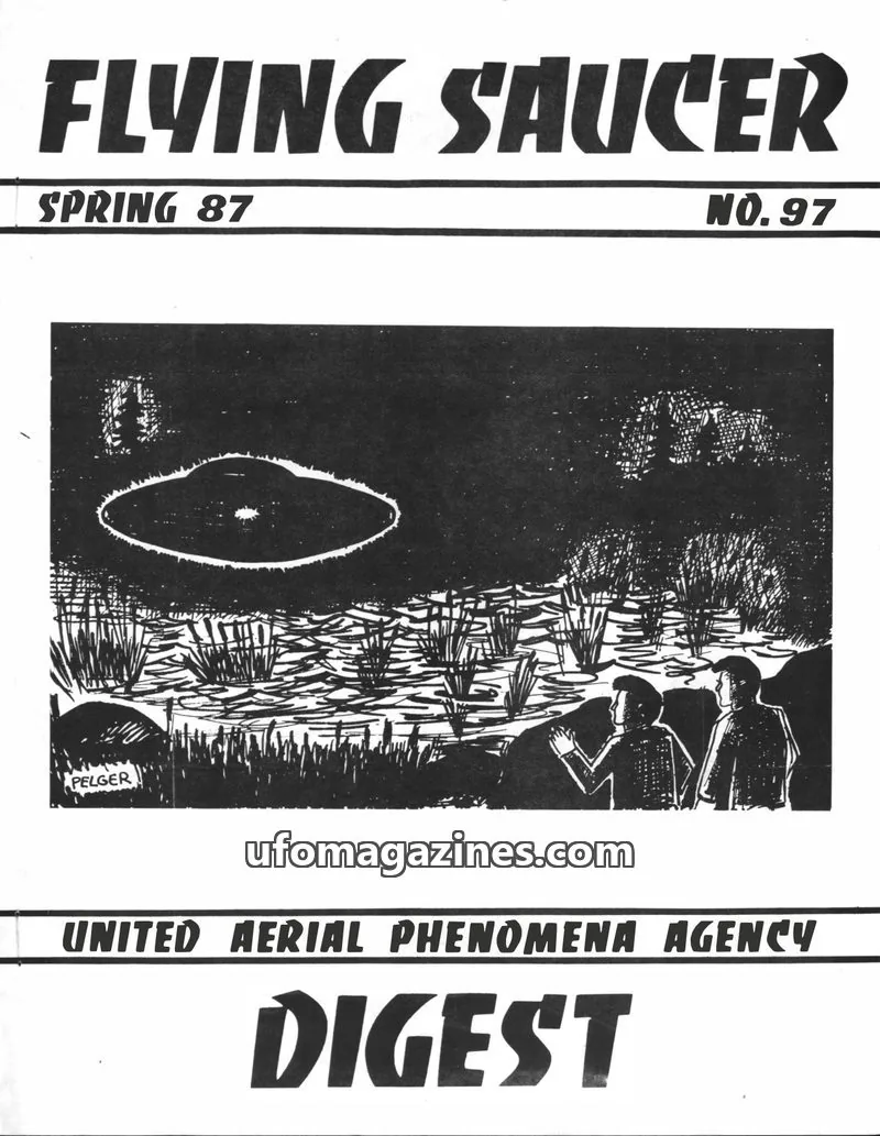 Cover of UNITED AERIAL PHENOMENA AGENCY issue 97: FLYING SAUCER