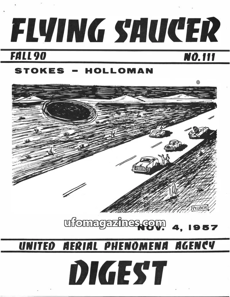 Cover of UNITED AERIAL PHENOMENA AGENCY issue NO.111: FLYING SAUCER DIGEST