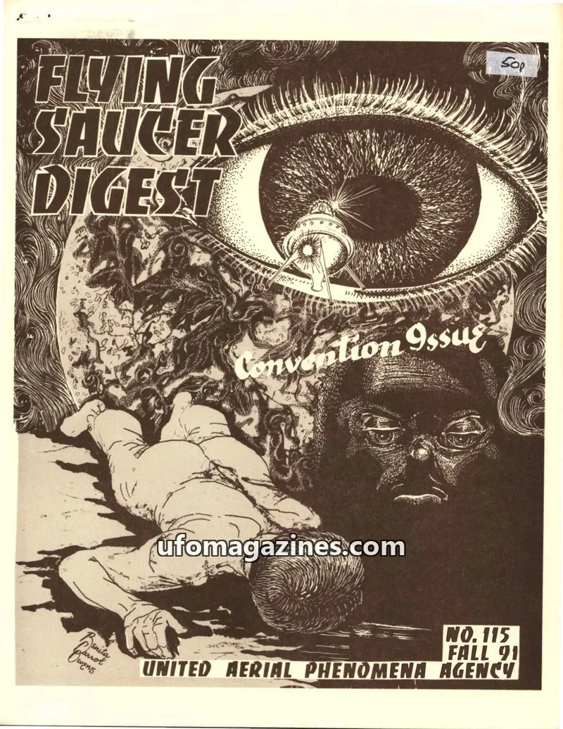 Cover of UNITED AERIAL PHENOMENA AGENCY issue NO. 115: FLYING SAUCER DIGEST