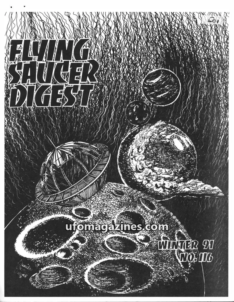 Cover of United Aerial Phenomena Agency (UAPA) issue 116: FLYING SAUCER DIGEST