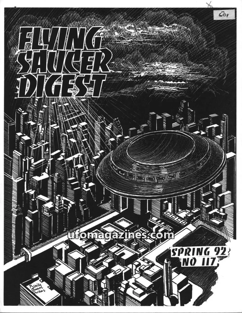 Cover of United Aerial Phenomena Agency (UAPA) issue 117: FLYING SAUCER DIGEST