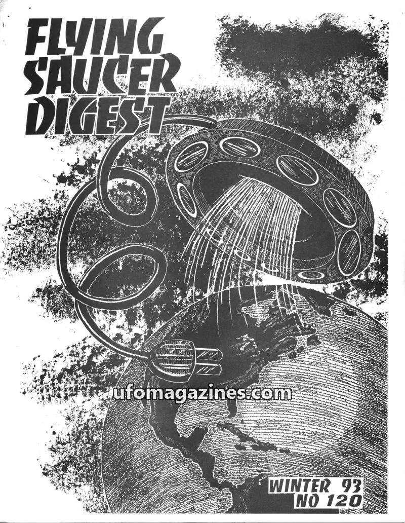 Cover of United Aerial Phenomena Agency (UAPA) issue 120: FLYING SAUCER DIGEST