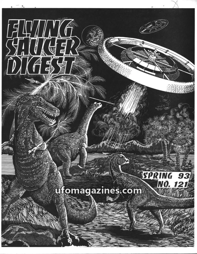 Cover of United Aerial Phenomena Agency (UAPA) issue 121: FLYING SAUCER DIGEST