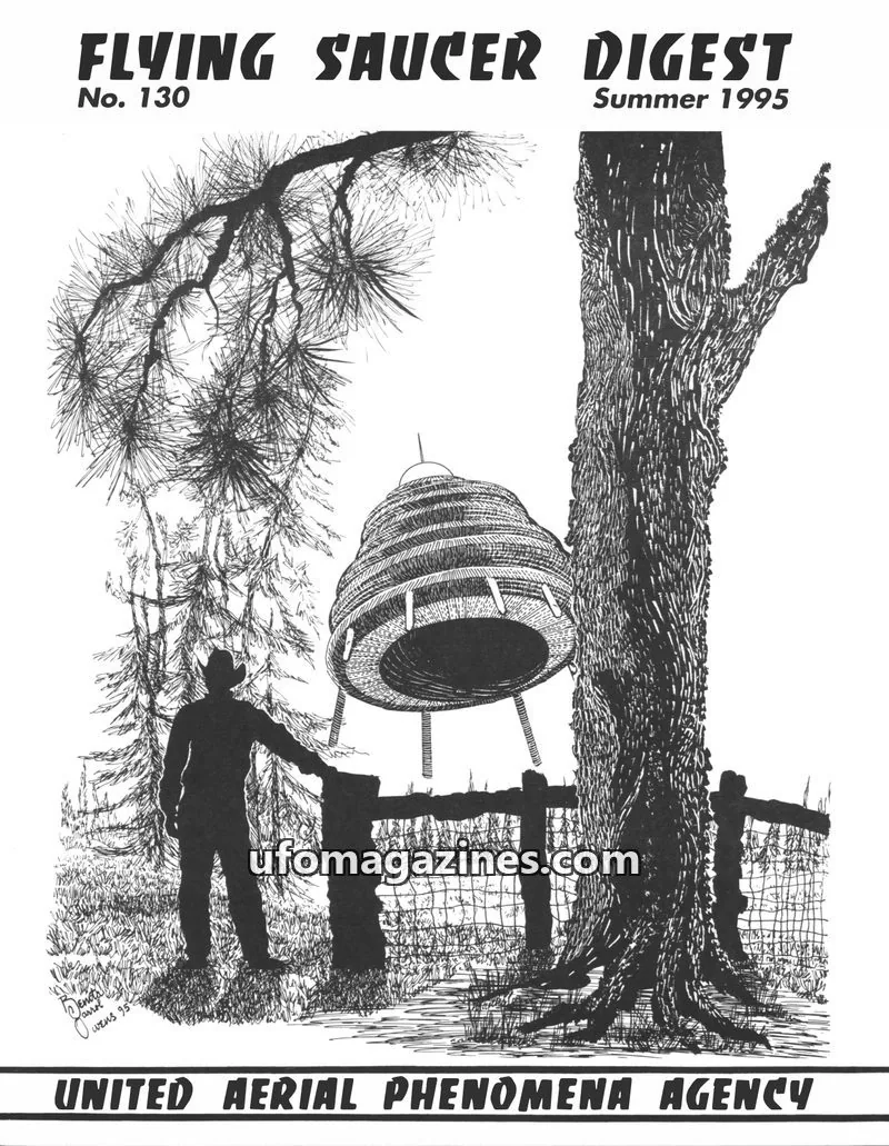 Cover of UNITED AERIAL PHENOMENA AGENCY issue No. 130: FLYING SAUCER DIGEST
