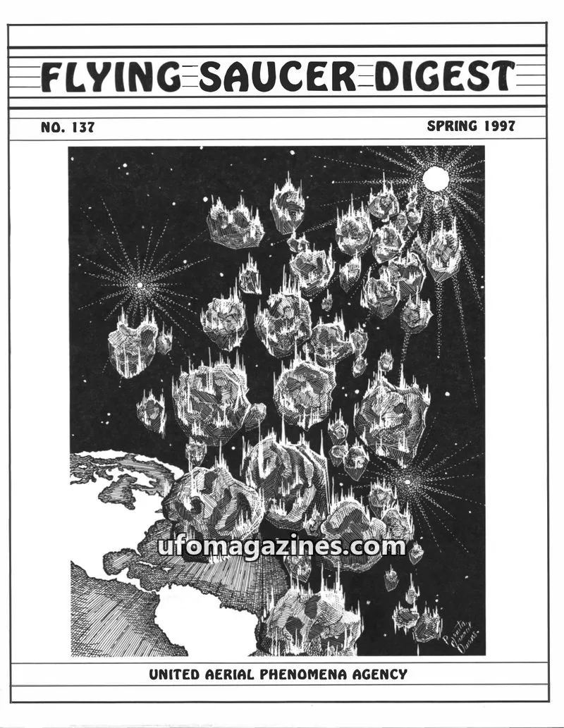Cover of UNITED AERIAL PHENOMENA AGENCY issue 137: FLYING SAUCER DIGEST