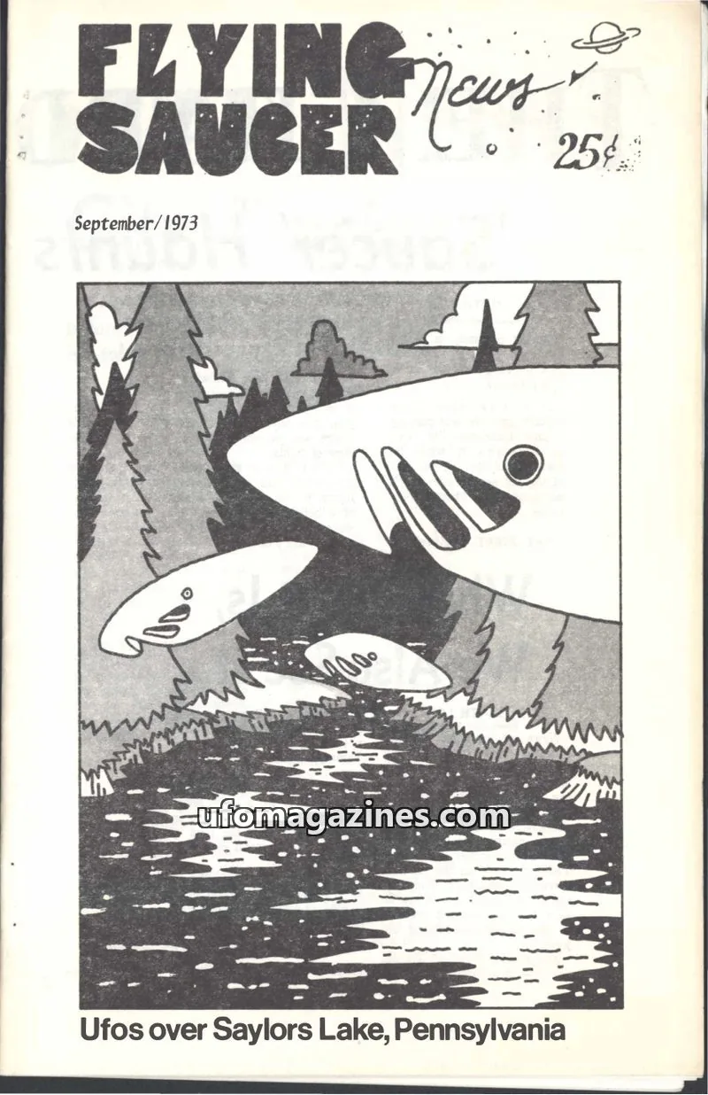 Cover of Flying Saucer News (Rigberg) issue 3: FLYING SAUCER News