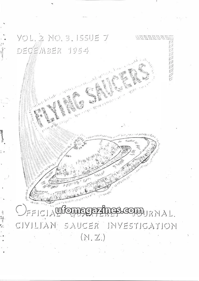 Cover of Flying Saucers (CSI NZ) issue 7: FLYING SAUCERS
