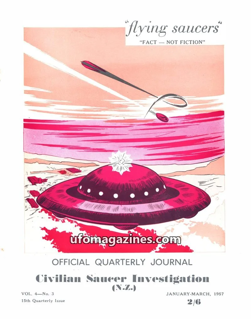 Cover of Flying Saucers (CSI NZ) issue Vol. 4-No. 3: Flying Saucers