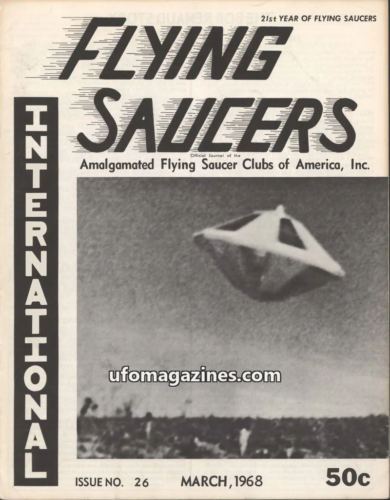 Cover of Flying Saucers International (Gabriel Green) issue 26: FLYING SAUCERS INTERNATIONAL