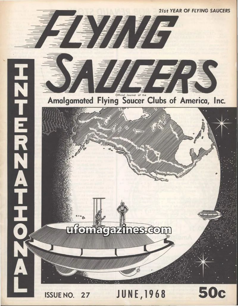 Cover of Flying Saucers International (Gabriel Green) issue 27: FLYING SAUCERS INTERNATIONAL