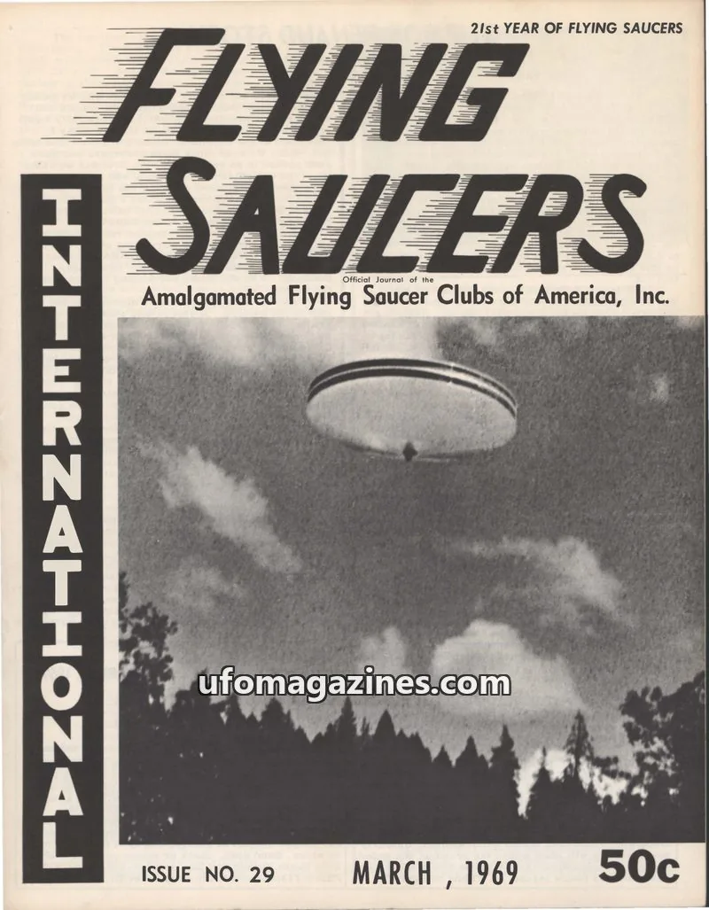 Cover of Flying Saucers International (Gabriel Green) issue NO. 29: FLYING SAUCERS INTERNATIONAL