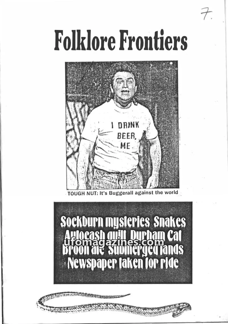 Cover of Folklore Frontiers (Paul Screeton) issue 7: Folklore Frontiers