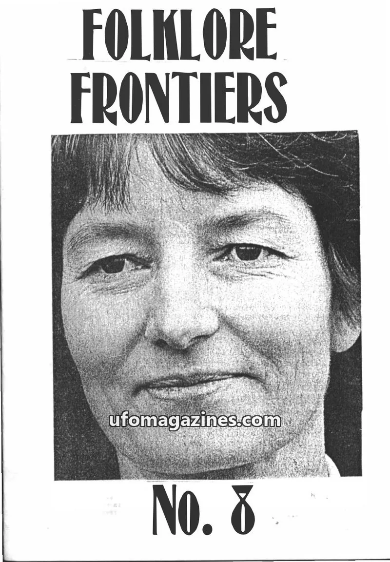 Cover of Folklore Frontiers (Paul Screeton) issue 8: FOLKLORE FRONTIERS