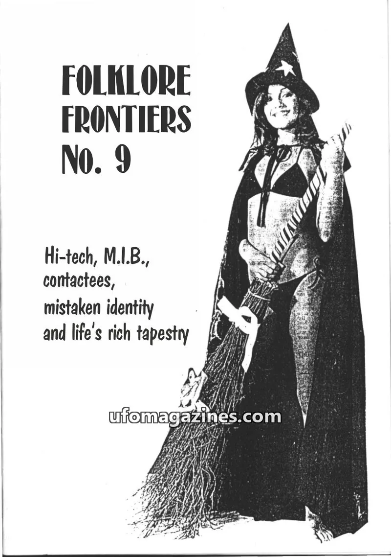 Cover of Folklore Frontiers (Paul Screeton) issue 9: FOLKLORE FRONTIERS