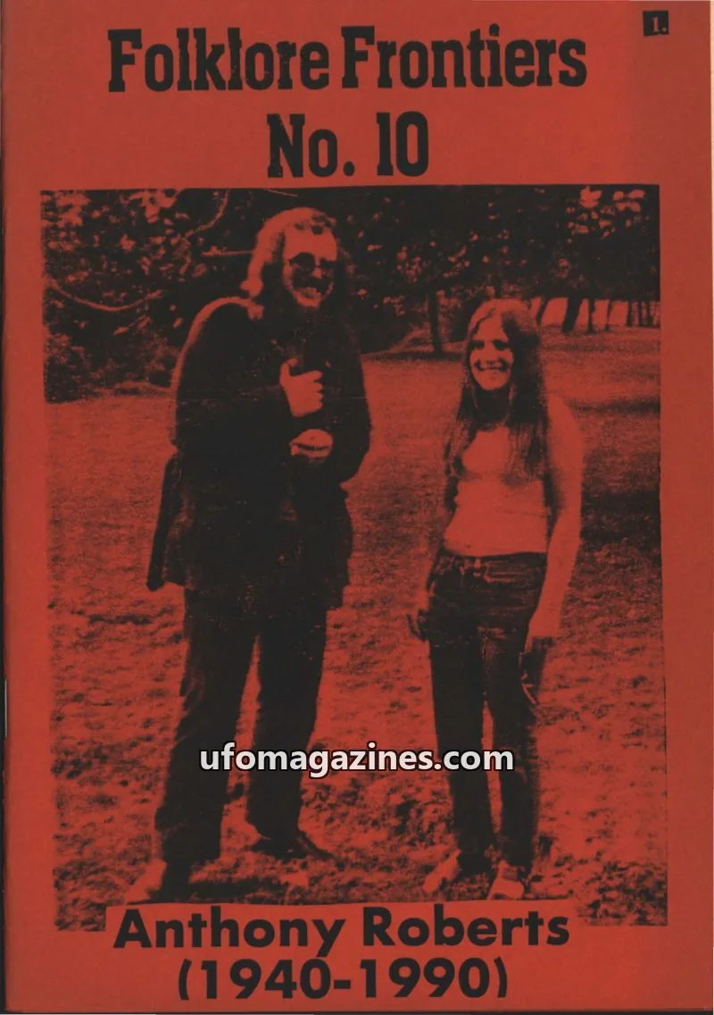 Cover of Folklore Frontiers (Paul Screeton) issue 10: Folklore Frontiers
