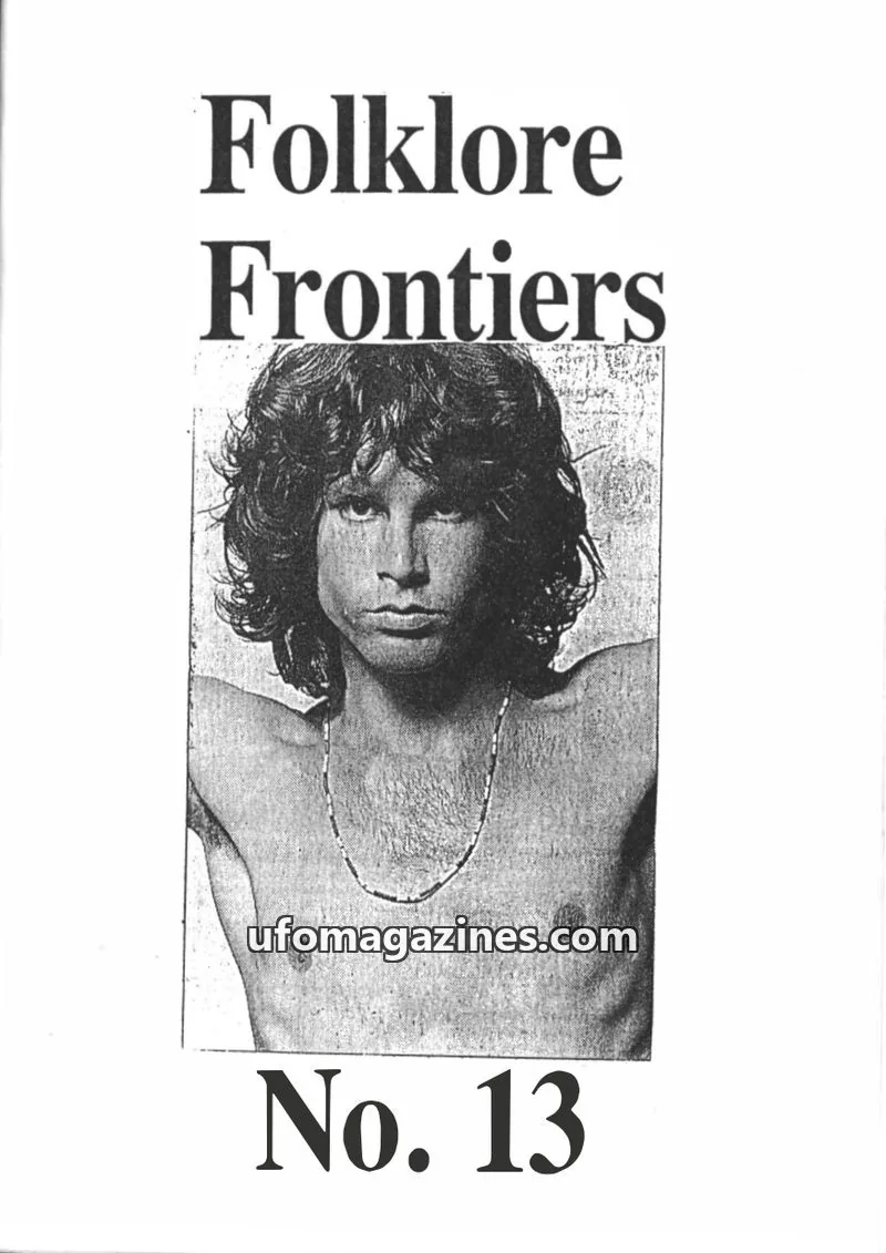 Cover of Folklore Frontiers (Paul Screeton) issue No. 13: Folklore Frontiers