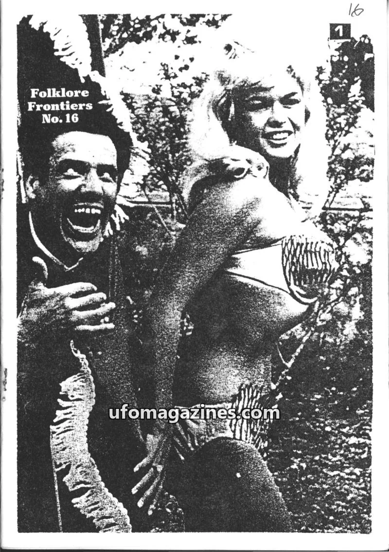 Cover of Folklore Frontiers (Paul Screeton) issue 16: Folklore Frontiers