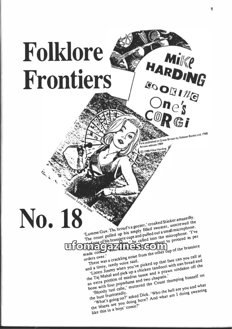 Cover of Folklore Frontiers (Paul Screeton) issue 18: Folklore Frontiers