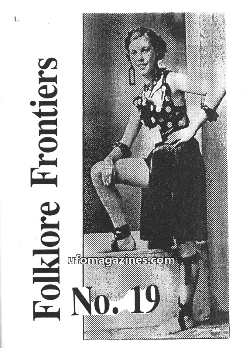Cover of Folklore Frontiers (Paul Screeton) issue 19: Folklore Frontiers