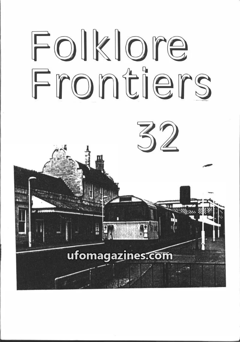 Cover of Folklore Frontiers (Paul Screeton) issue 32: Folklore Frontiers