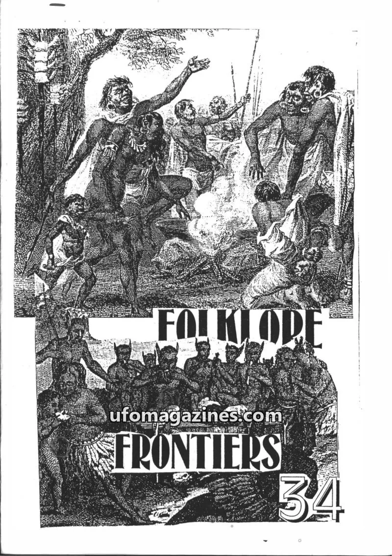 Cover of Folklore Frontiers (Paul Screeton) issue 34: FOLKLORE FRONTIERS