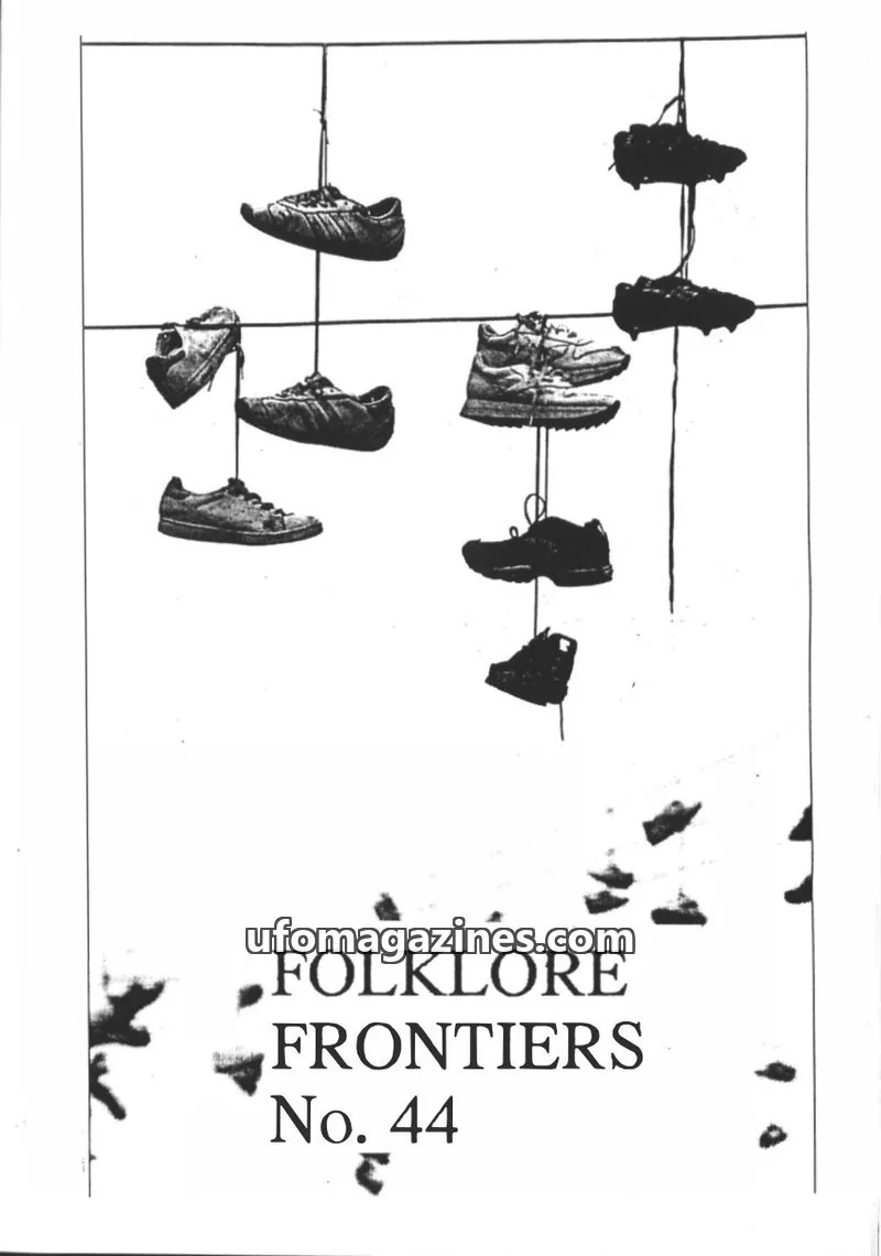 Cover of Folklore Frontiers (Paul Screeton) issue No. 44: FOLKLORE FRONTIERS