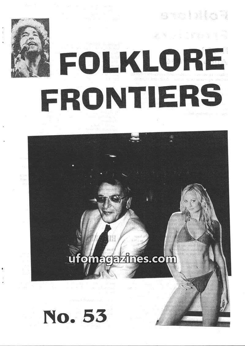 Cover of Folklore Frontiers (Paul Screeton) issue 53: FOLKLORE FRONTIERS