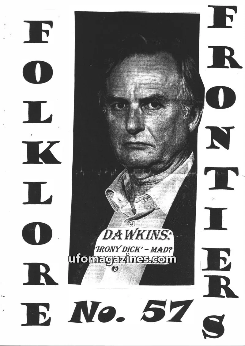 Cover of Folklore Frontiers (Paul Screeton) issue 57: FOLKLORE FRONTIERS