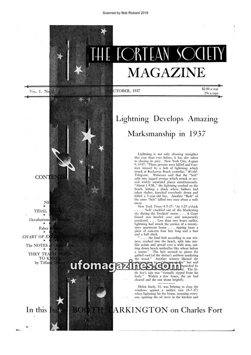 Cover of The Fortean Society issue VOL. 1. NO. 2.: THE FORTEAN SOCIETY MAGAZINE