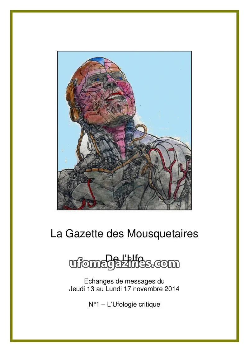 Cover of Gazette des Mousquetaires issue N°1: La Gazette des Mousquetaires de l'Ufo