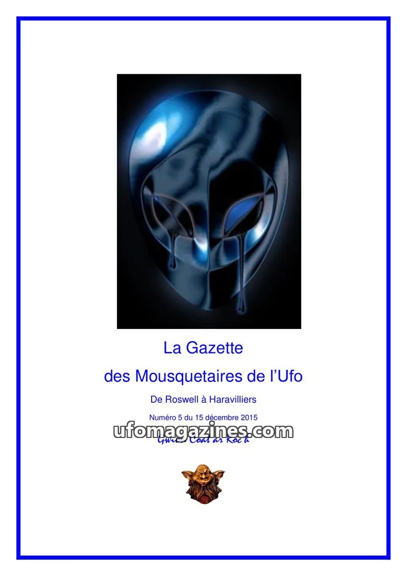 Cover of Gazette des Mousquetaires issue 5: La Gazette des Mousquetaires de l'Ufo