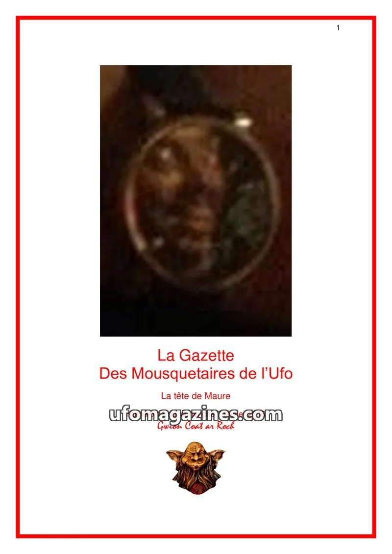 Cover of Gazette des Mousquetaires issue 11: La Gazette Des Mousquetaires de l'Ufo