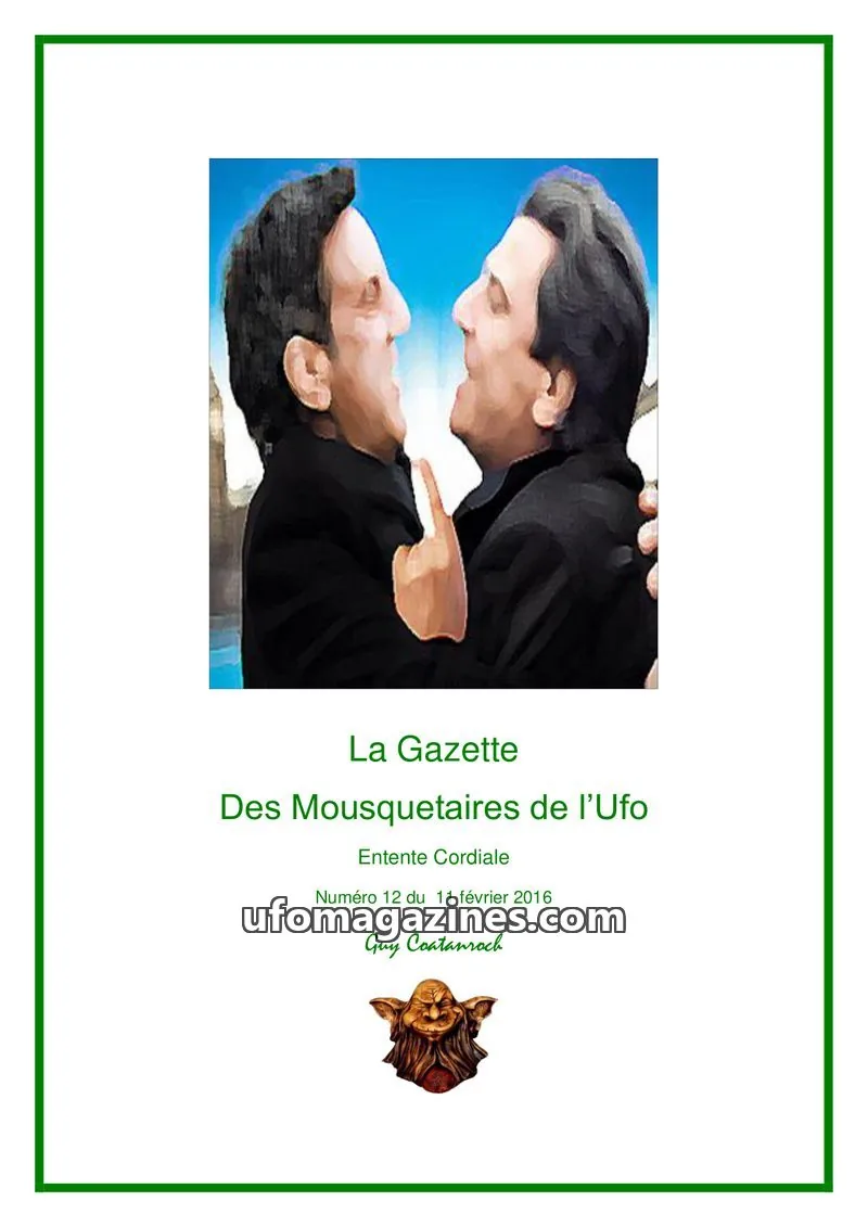 Cover of Gazette des Mousquetaires issue Numéro 12: La Gazette Des Mousquetaires de l'Ufo