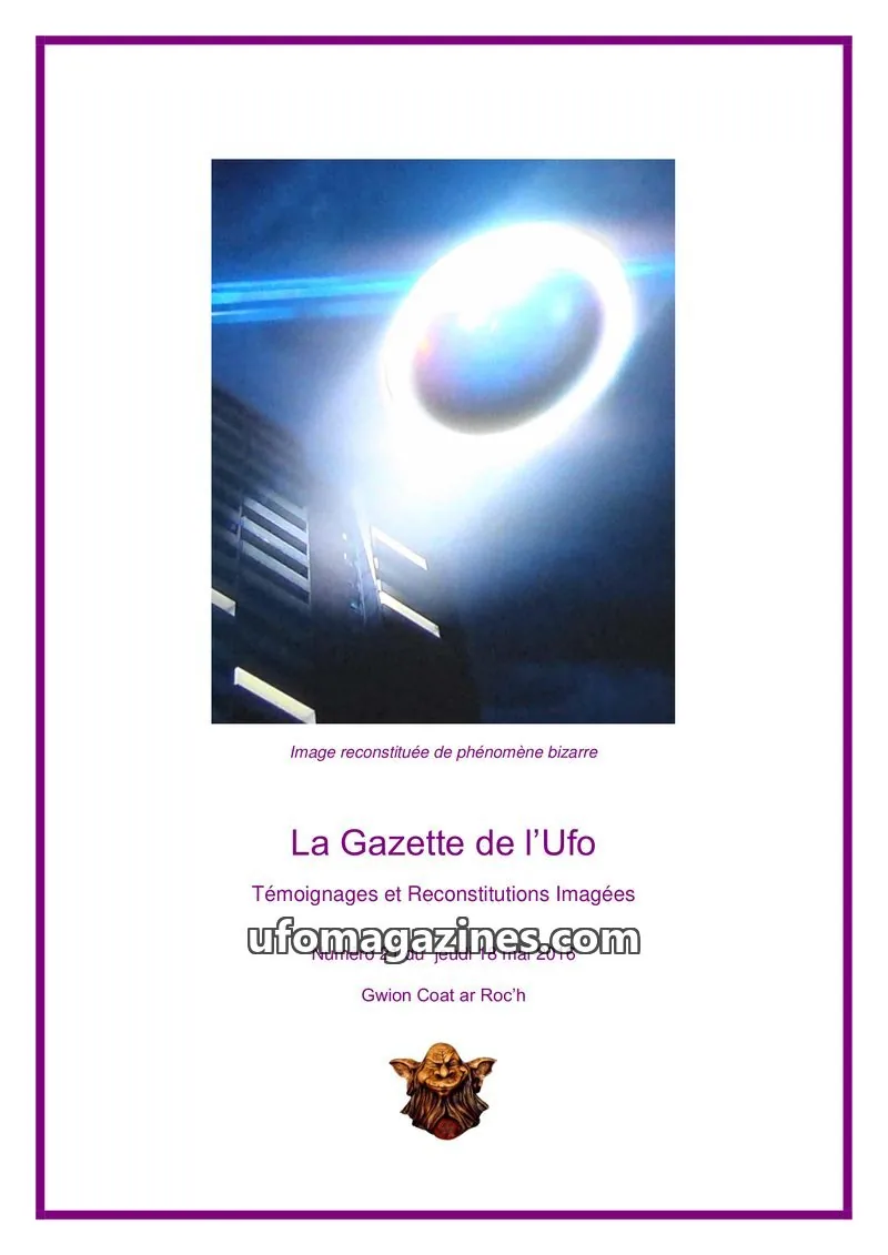 Cover of Gazette des Mousquetaires issue 21: La Gazette de l'Ufo
