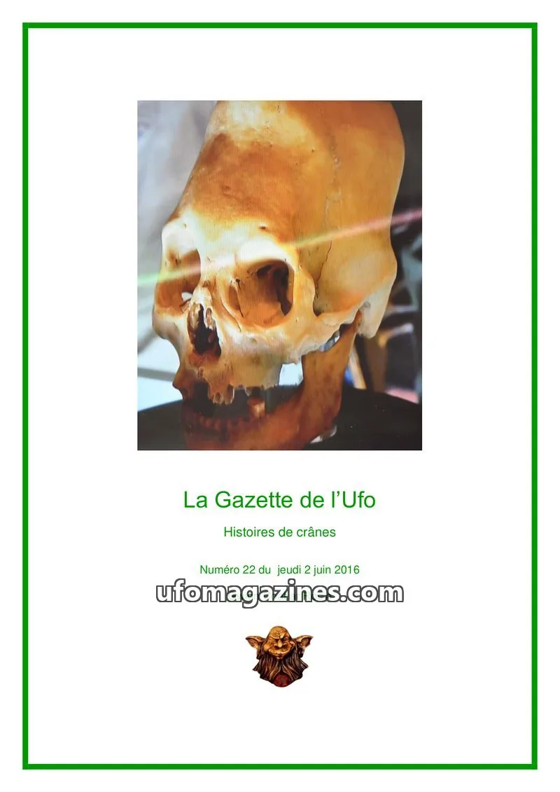 Cover of Gazette des Mousquetaires issue 22: La Gazette de l'Ufo