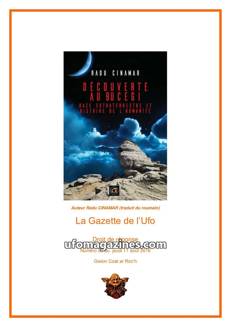 Cover of Gazette des Mousquetaires issue 26: La Gazette de l'Ufo