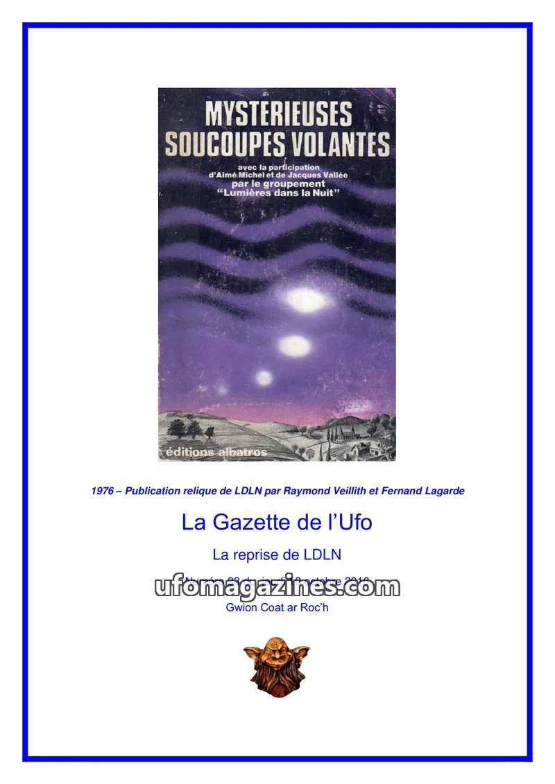 Cover of Gazette des Mousquetaires issue 33: La Gazette de l'Ufo